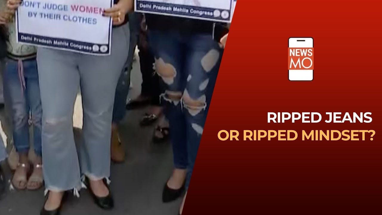 Women Rip Their Jeans In Protest Uttarakhand CM's Controversial Remark | NewsMo