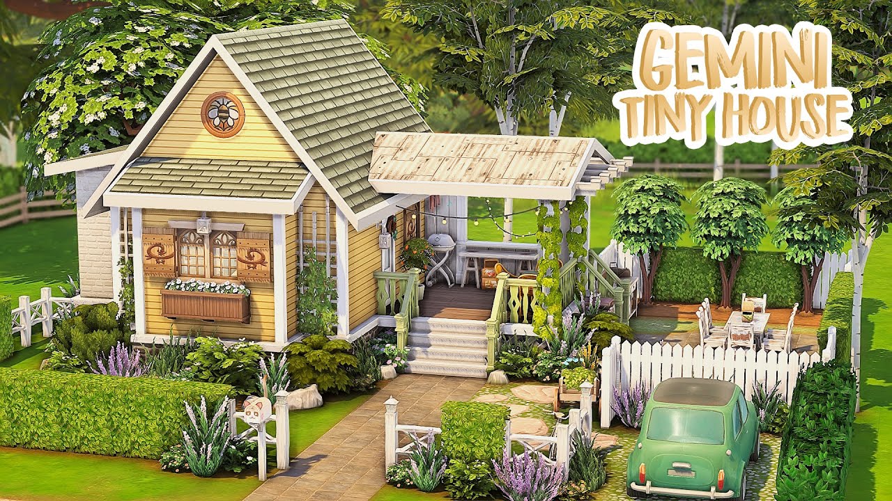 Gemini Tiny House ✍🏻 | The Sims 4 Speed Build