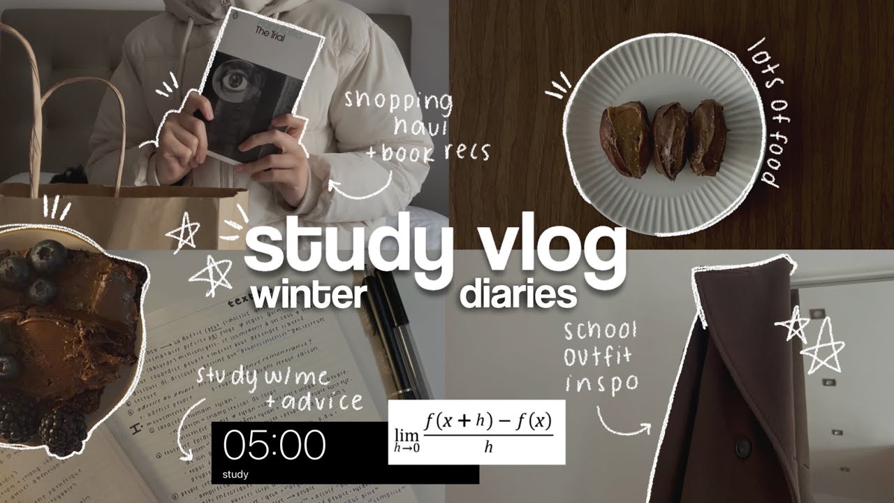 5am study vlog.