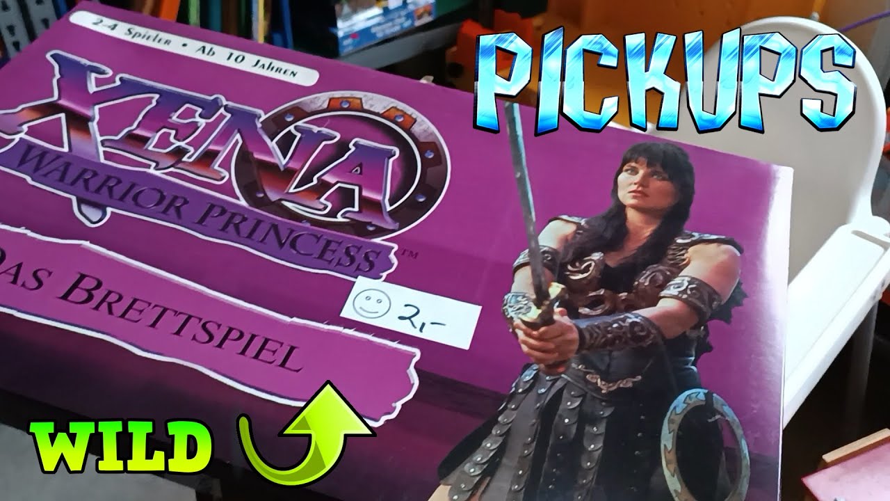 Retro Pickups 🕹️ Die Kriegerprinzessin schlägt zurück / Big Boxen, Spiele, alte Comics & mehr.