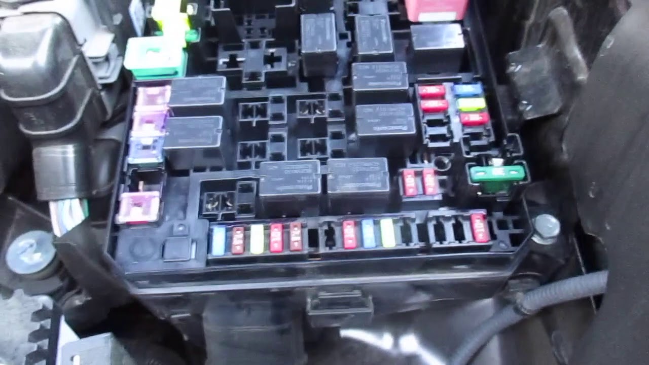 FUSE BOX Relay LOCATION Mitsubishi Outlander Sport 2011 2012 2013 2014 2015 2016 2017 2018 2019 2020