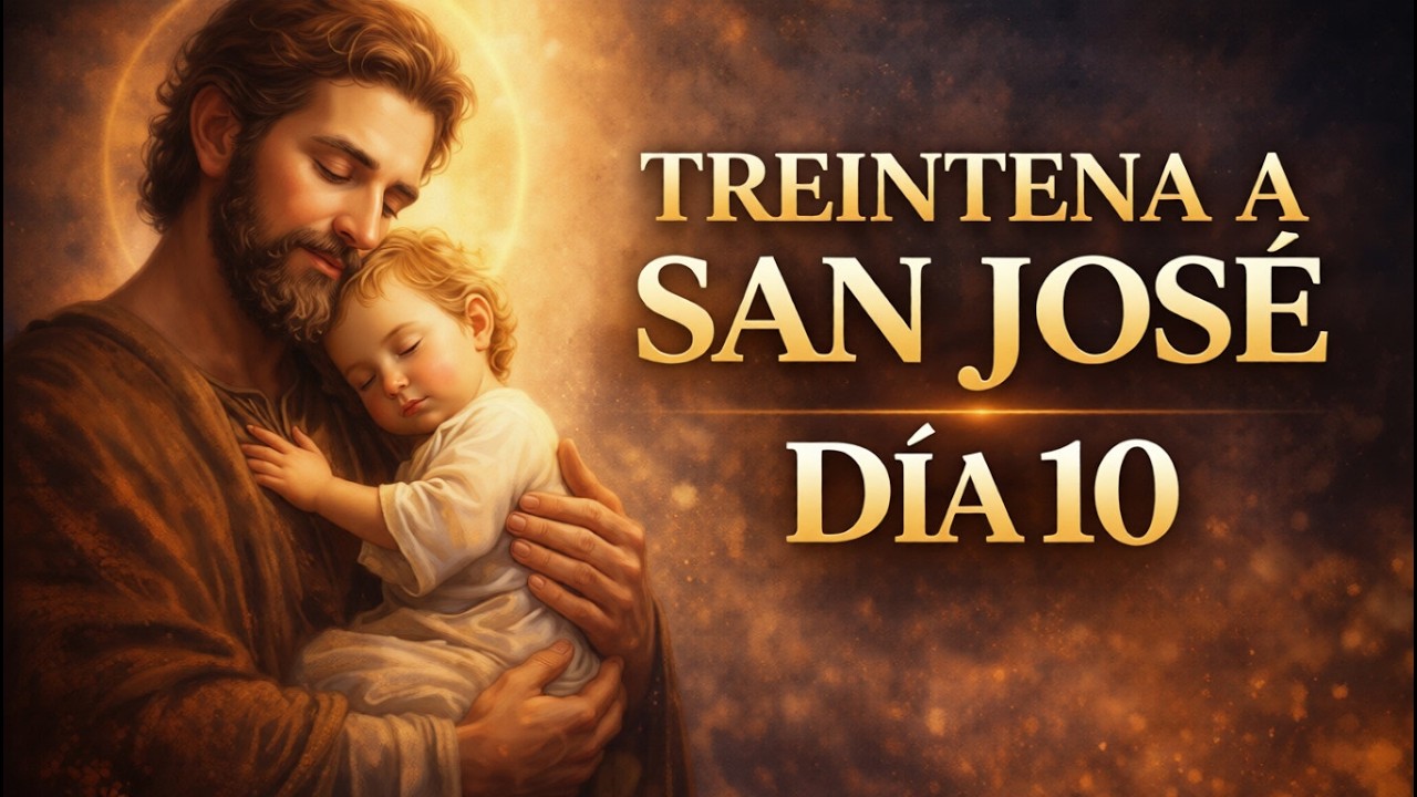 TREINTENA A SAN JOSÉ 🙏✨ | DÍA 10 | EN ESTE DÍA QUIERO QUE MIS PALABRAS TE SIRVAN COMO ANTÍDOTO🌟🤍