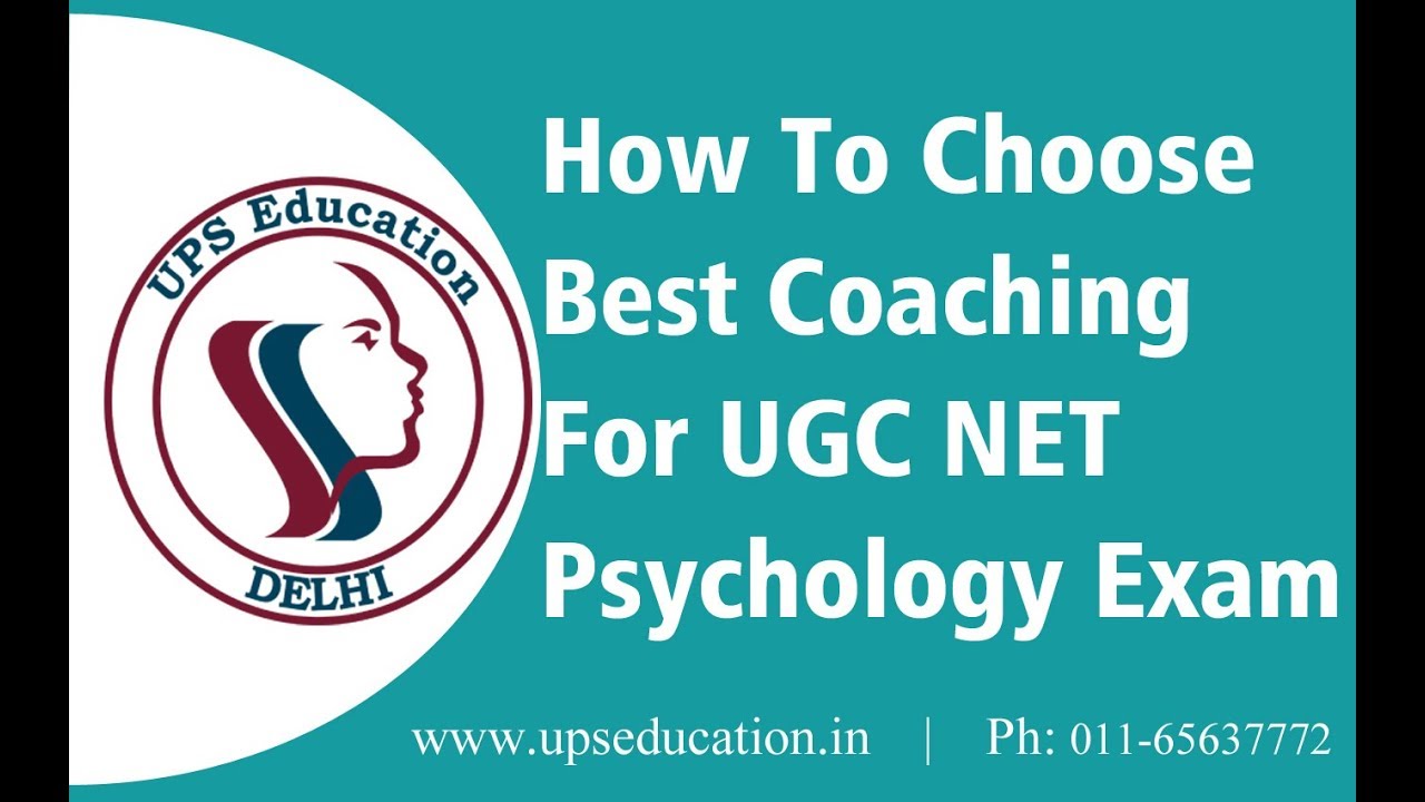 How to choose UGC NET JRF Psychology Coaching