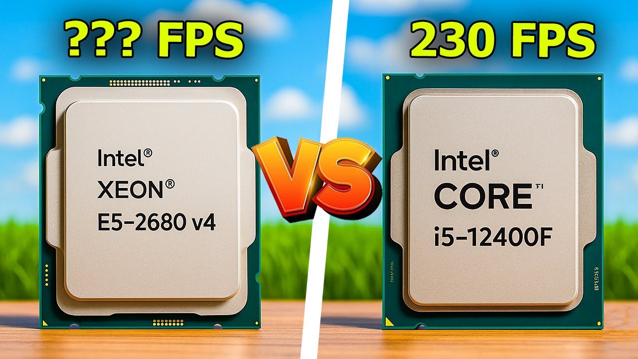Liệu CPU E5 2680V4 330k có MẠNH hơn i5 12400f không???