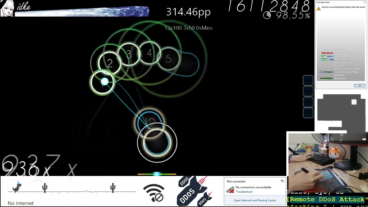 [8.46⭐Live] idke | Ata - Euphoria [Ultimate Power] 98.59% 2559/3163x {#1 683pp 6❌} - osu!