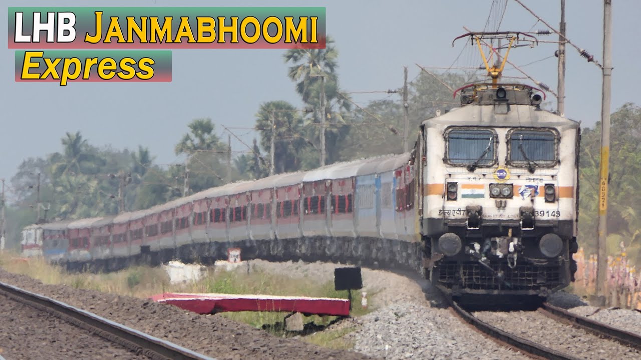 Finally Upgraded into LHB | JANMABHOOMI SuperFast Express | Brand NEW LHB Coaches Indian Railways