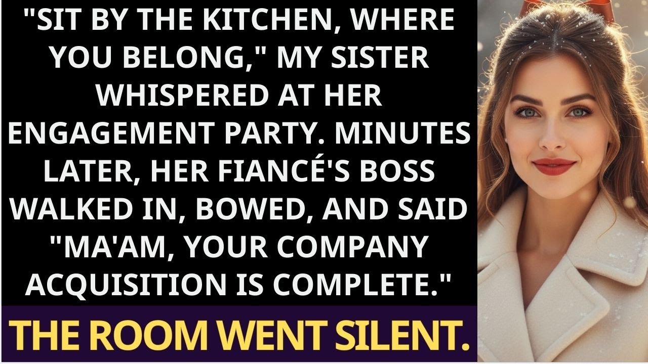 At My Sister's Party, They Seated Me By The Kitchen—Then Her Fiancé's Boss Called Me 