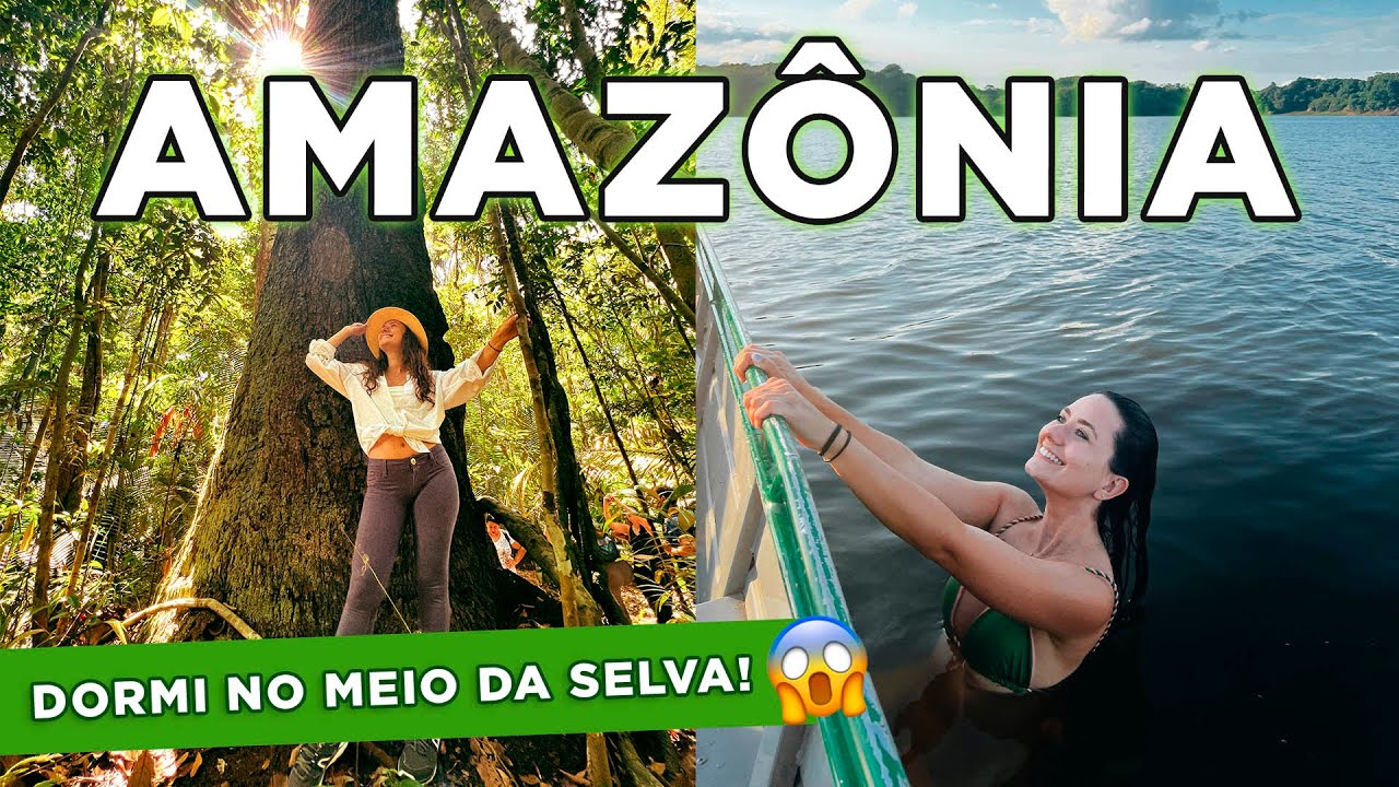 AMAZ&Ocirc;NIA, BRASIL | 3 dias na FLORESTA AMAZ&Ocirc;NICA hospedados em um HOTEL de SELVA