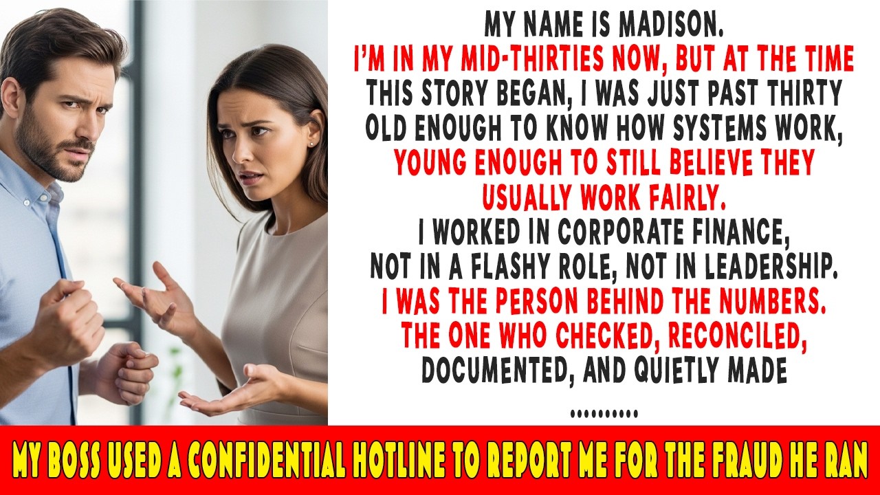 My Boss Framed Me for His Fraud — He Didn’t Know I Was the One With the Records