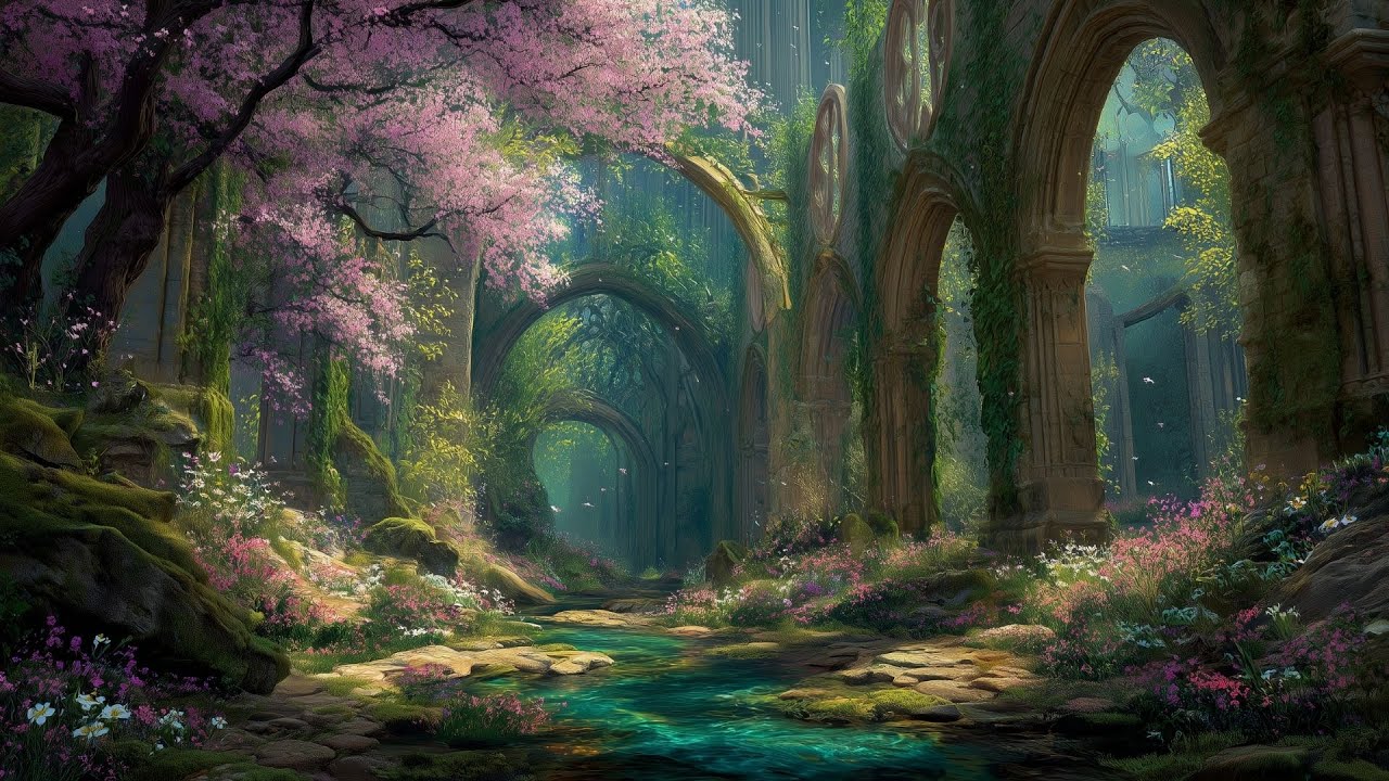 Whispers by the River - 3 Hour Relaxing Celtic Medieval Music 🎵