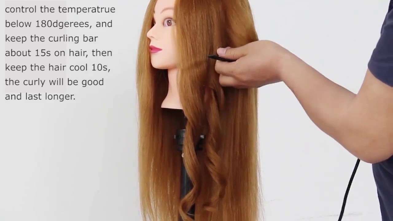 Mannequin Head With Hair Training Head Hair Practice Barber 7 Styles Hair-MedoWig