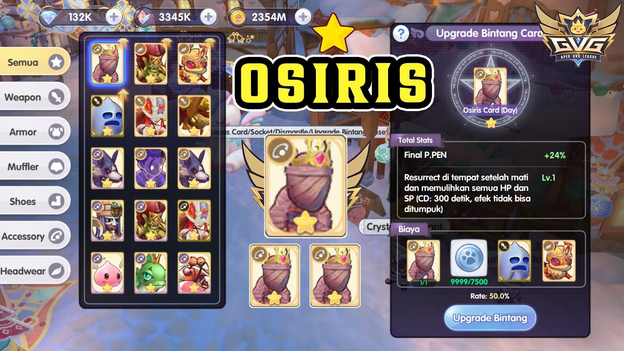 ROX FULL OF STARS !! OSIRIS GVG APEX BANTAI F2P