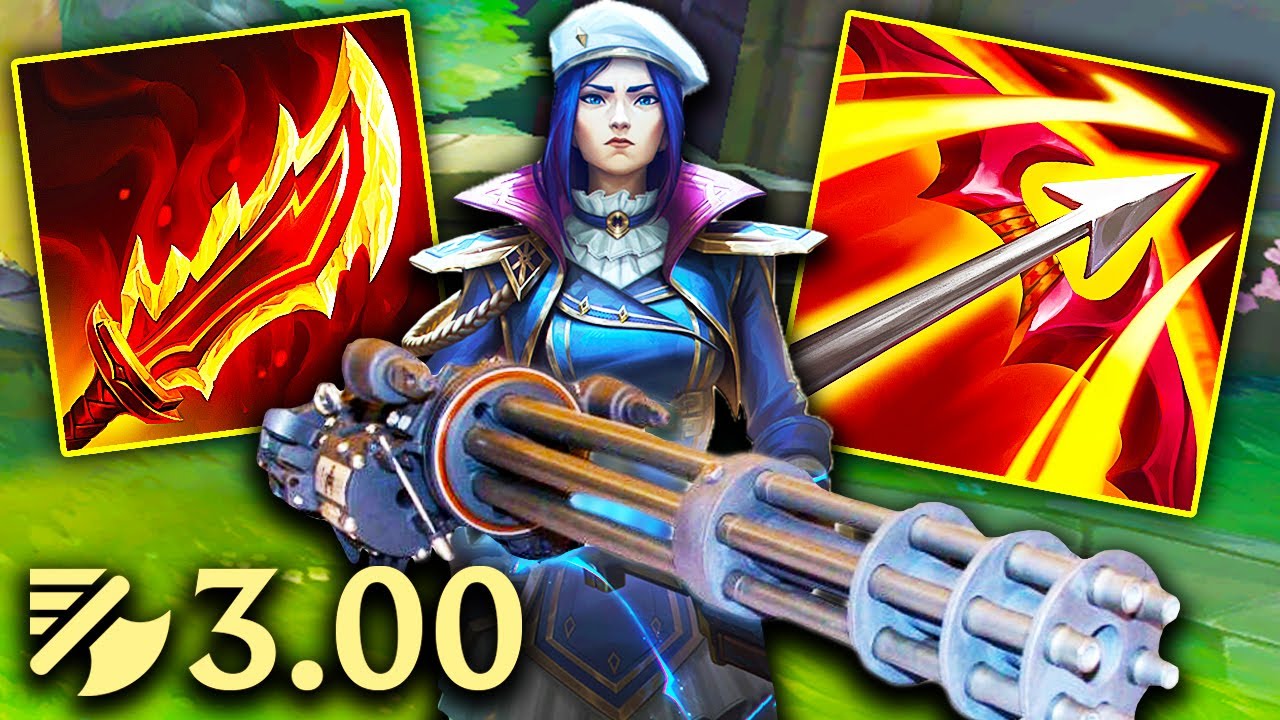 ROTAČÁK CAITLYN: Už ani Nejde Střílet Rychlejc! 💀 (Maximum Attack Speed)