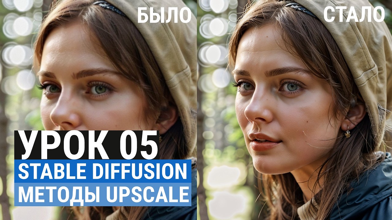 Stable Diffusion Урок 05 Upsaling