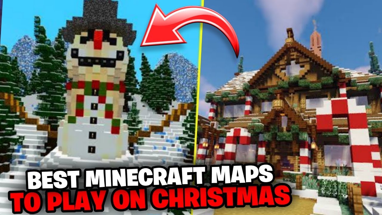 5 BEST MINECRAFT MAPS TO PLAY ON CHRISTMAS 2022! (1080P HD)