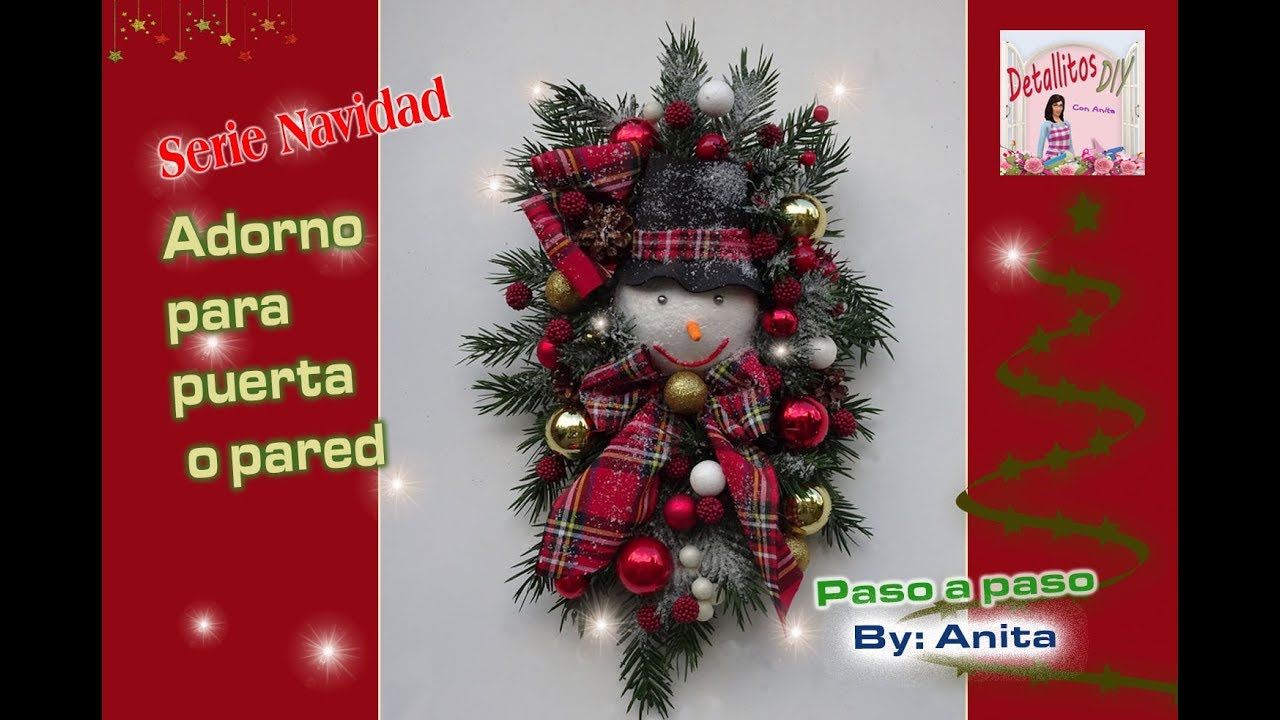 Adorno navideño para puerta o pared