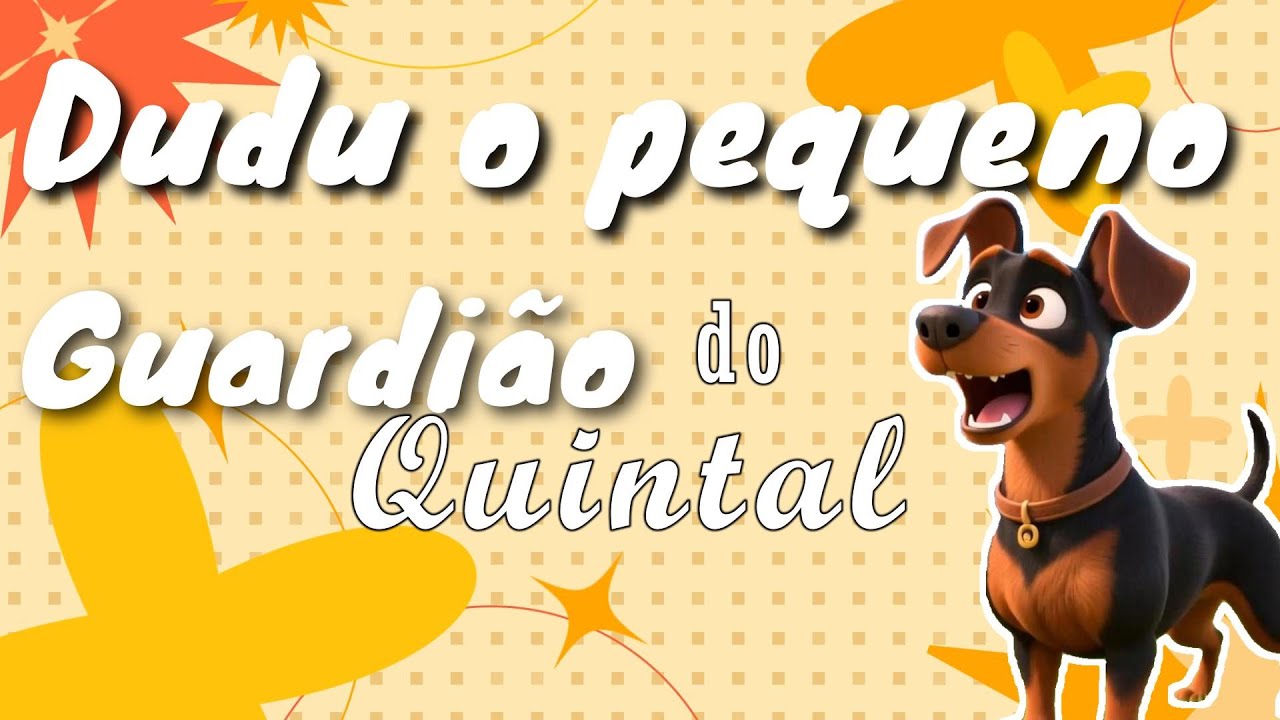 Dudu o pequeno guardião do quintal