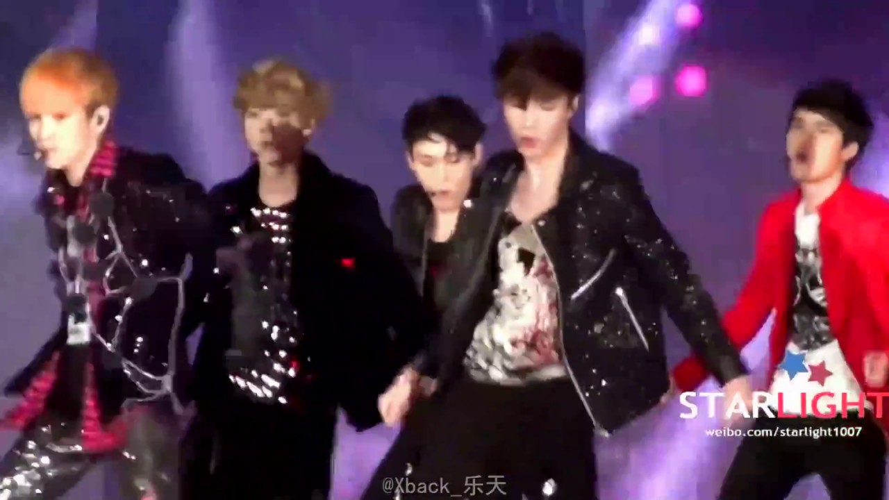 Lucifer - exo stage with Shinee (Lay Focus)