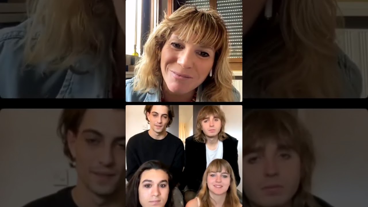 Måneskin live instagram con Grazia dopo Sanremo