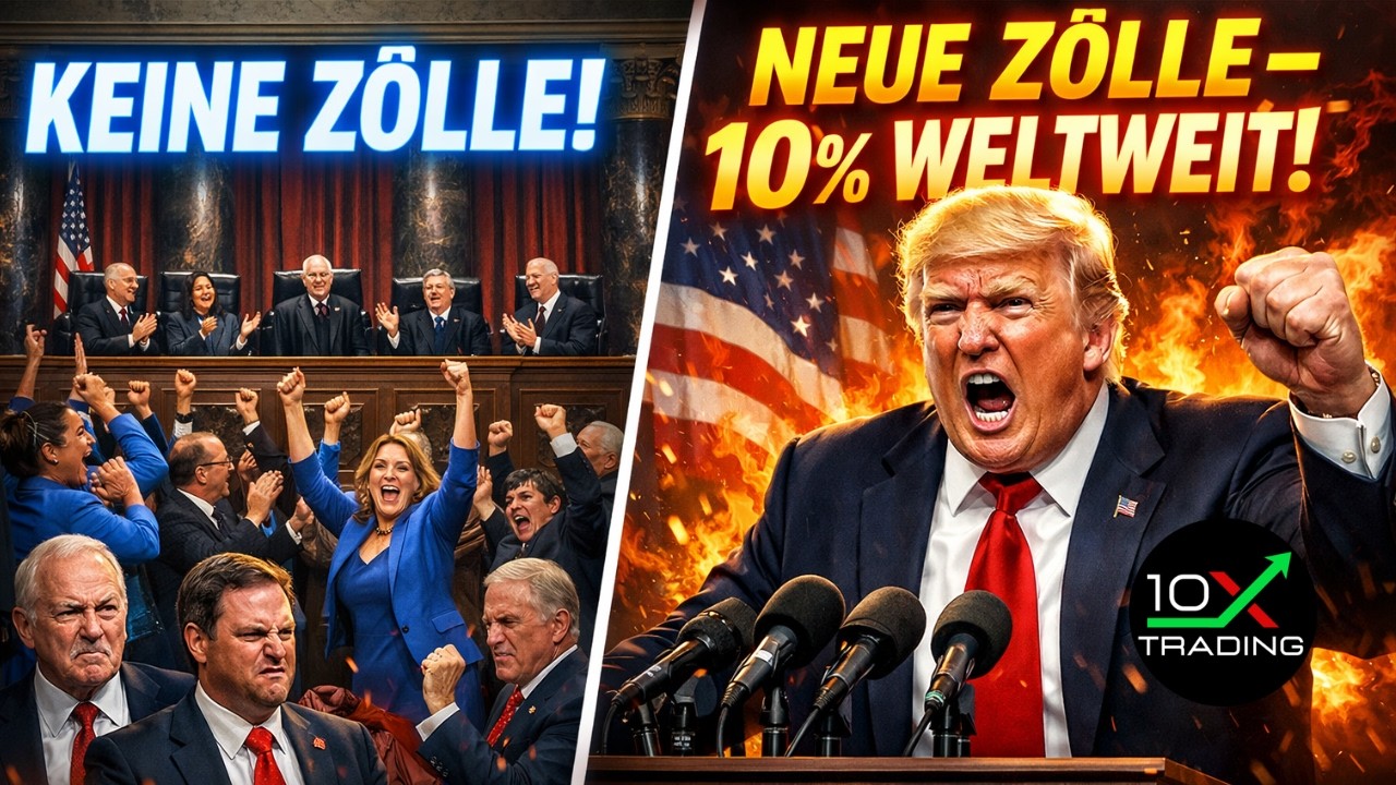 💣 US GERICHT KIPPT ZÖLLE - TRUMP SCHLÄGT ZURÜCK‼️💥 GOLD | SILBER 💥 Bitcoin Nvidia Oracle Hims Tesla