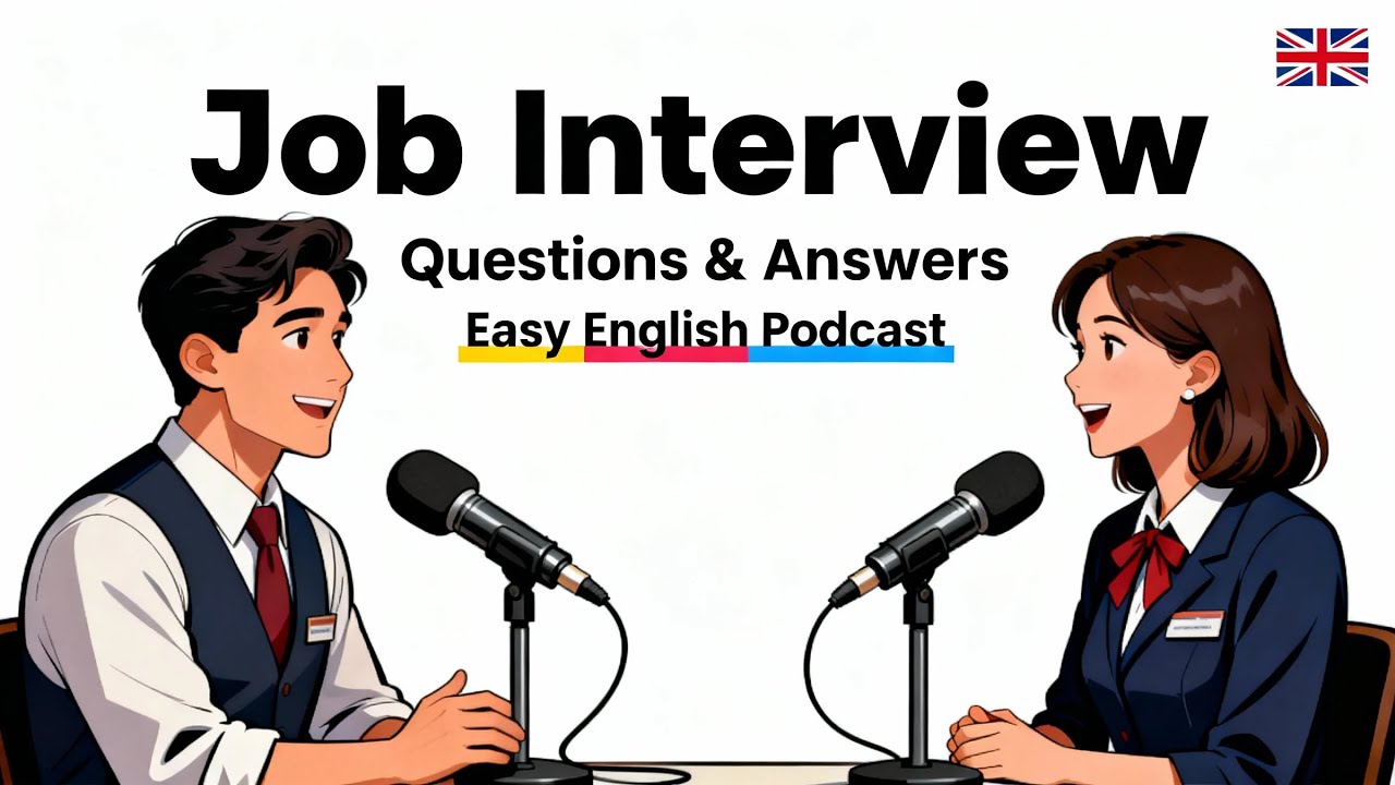 How to Learn English | Job Interview Practice - Common Questions & Answers | English Speaking