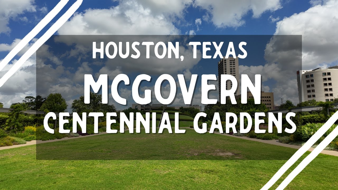 McGovern Centennial Gardens || Walking Around Downtown Houston, Texas