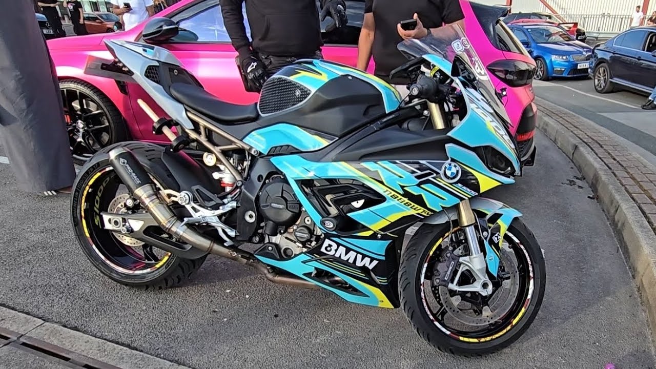 CUSTOMISED BMW S1000RR LOUD EXHAUST SOUND MODIFIED 