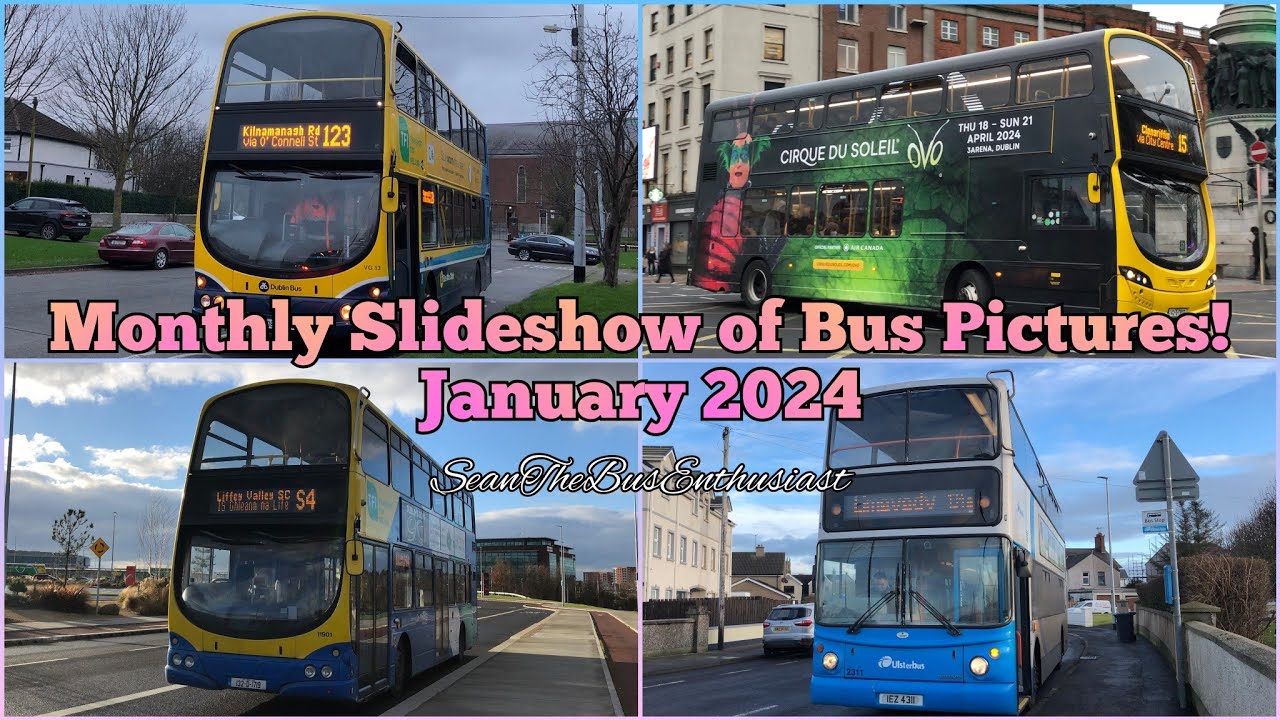 Monthly Slideshow of Bus Pictures! - Part 59 (January 2024)