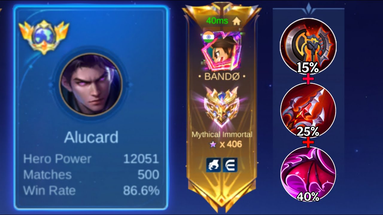 Pushing Top 2 Global Alucard ~ MLBB