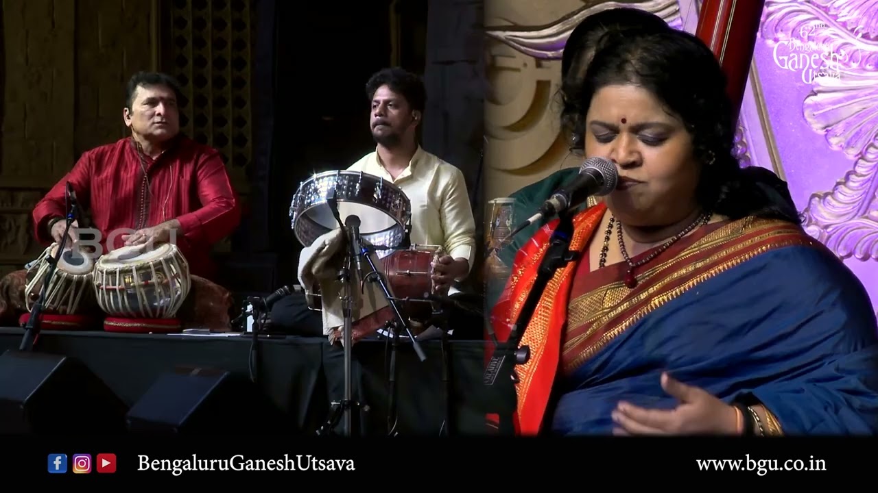 TUJ MAGATO ME AATA | Sangeetha Katti |  Bhakti Sangeetha Concert | 62nd Bengaluru Ganesh Utsava 2024