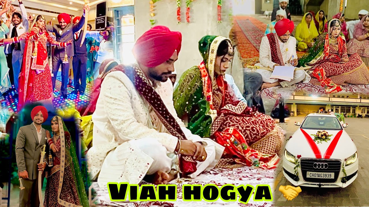 Viah da vlog 😍 | Lovepreet weds Simranjot ❤️ | vibe with chobbar 