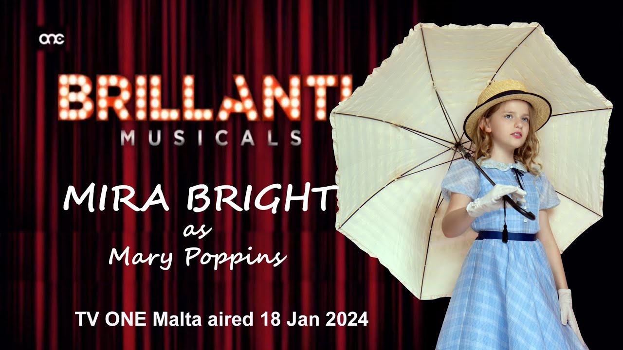 Mira Bright on stage on the show Brillanti@brillanti3996ONE (@ONE )