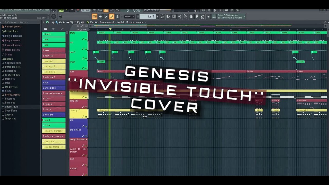 Genesis '' Invisible Touch '' Instrumental Cover