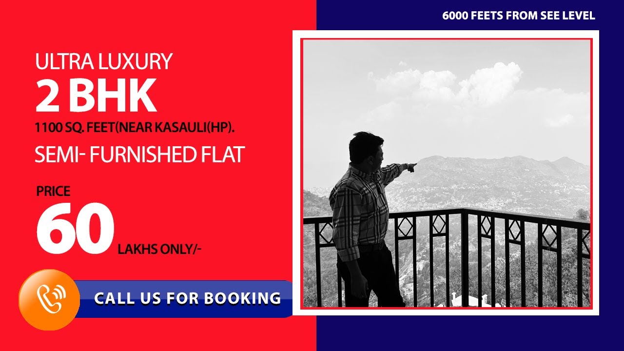 Estate Drive Presents: 2 Bhk Semi Furnished Apartments in Barog | Himachal Pradesh