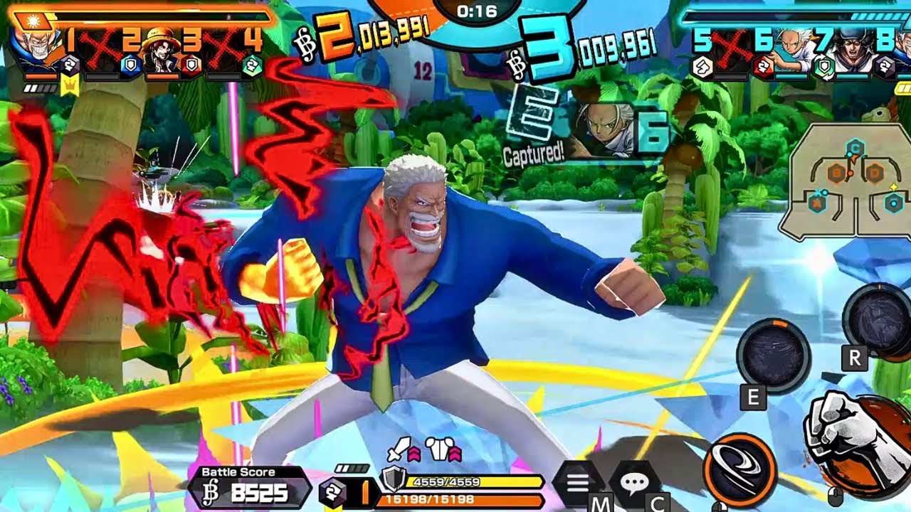 Garp Going Beast Mode While Teammates Are Decorative 💀😭😂 | OPBR