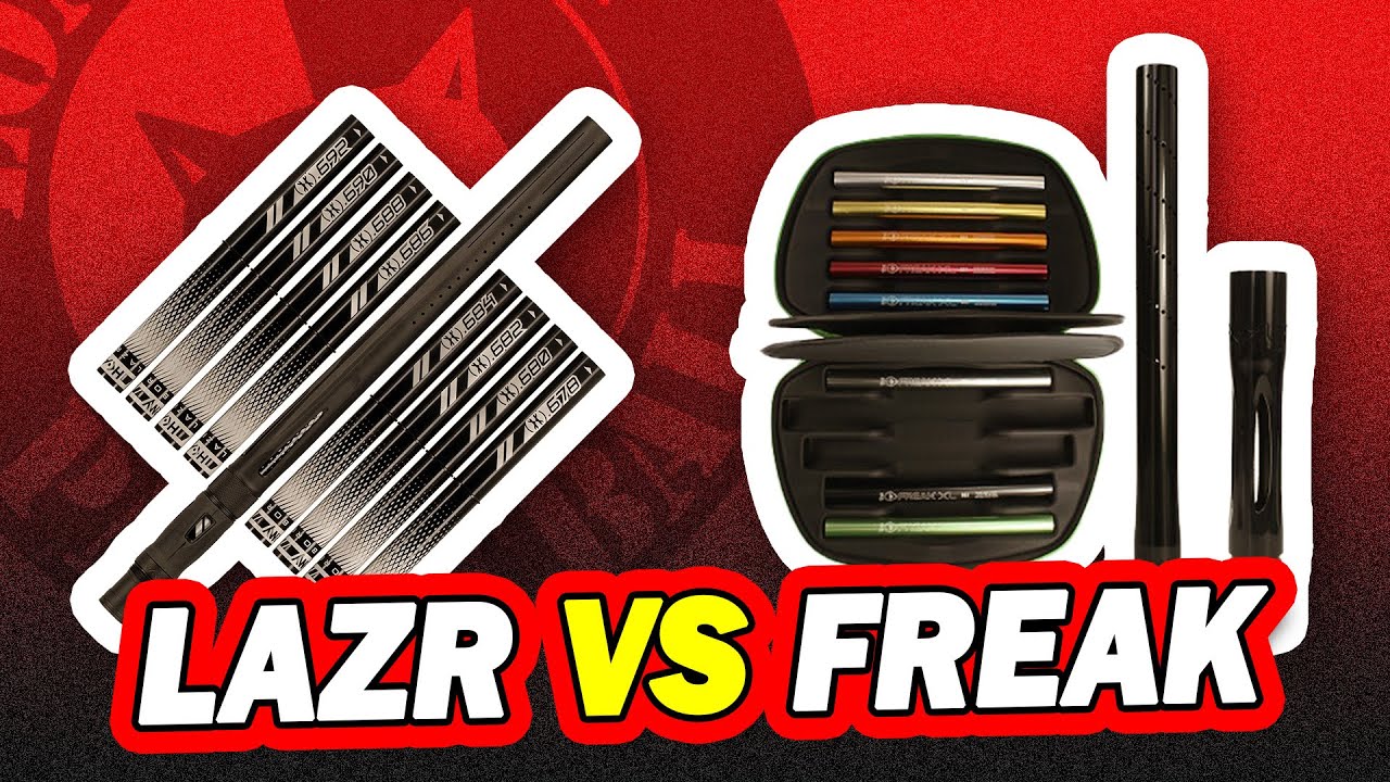 HK Army LAZR Barrel Kit vs Freak XL Barrel Kit | Best Barrel System | Lone Wolf Paintball Michigan