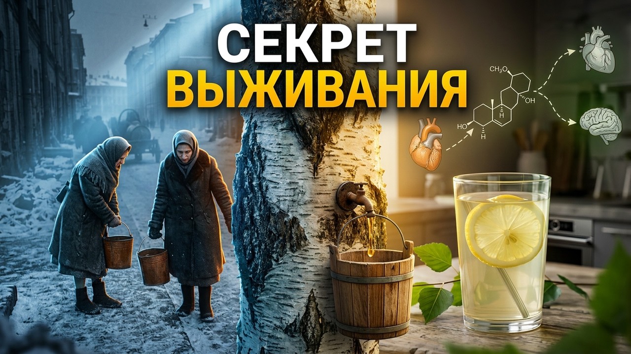 Берёзовый сок: секрет выживания в блокаду и древнее лекарство, о котором забыли