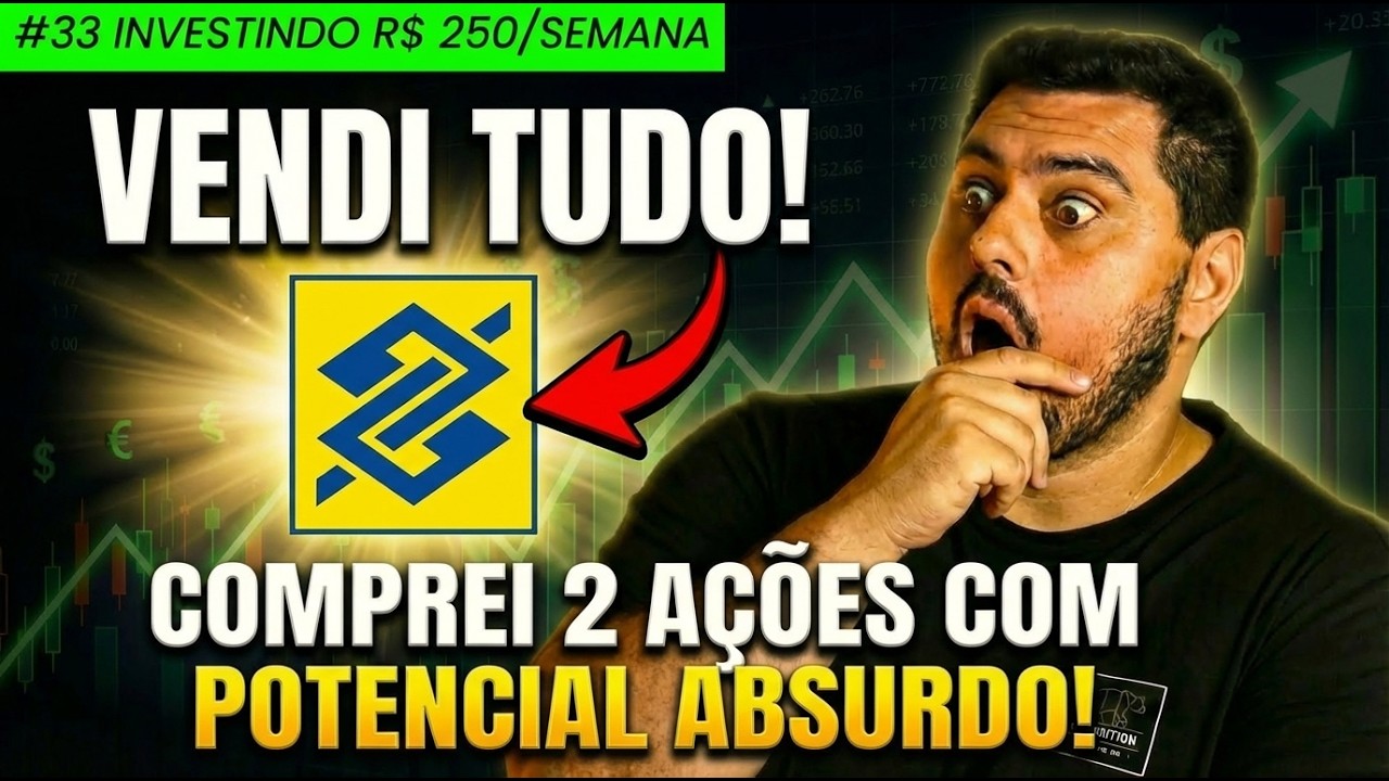 VENDI UMA AÇÃO E COMPREI 2 AÇÕES COM POTENCIAL ABSURDO E FORTES DIVIDENDOS!