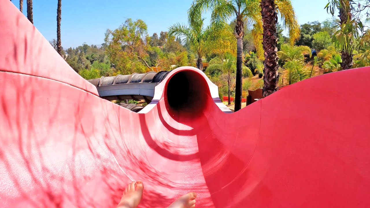 Dark Hole Water Slides at Raging Waters San Dimas
