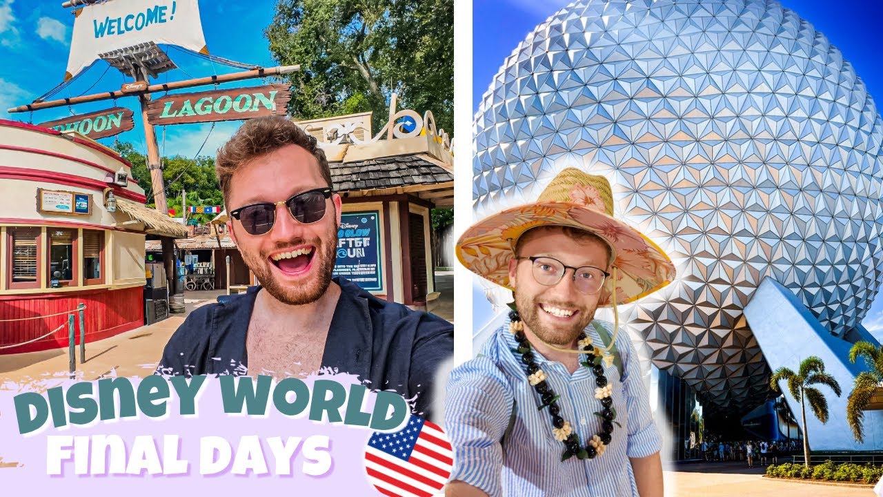 WALT DISNEY WORLD! DAY 9 & 10 🌴 Typhoon Lagoon, Ohana, EPCOT & Final Night at Hollywood Studios