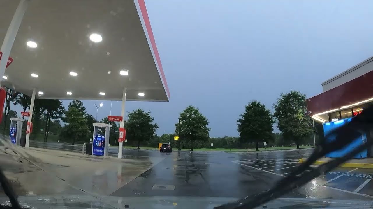 Storm in Pender County on Interstate 40 West