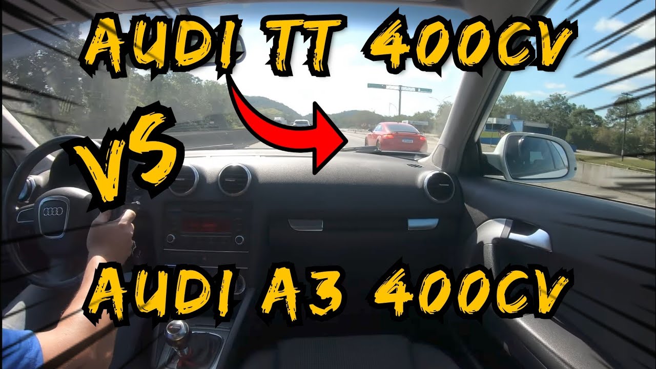 Audi TT 400cv vs Audi A3 Sport 335whp. Qual andou mais??