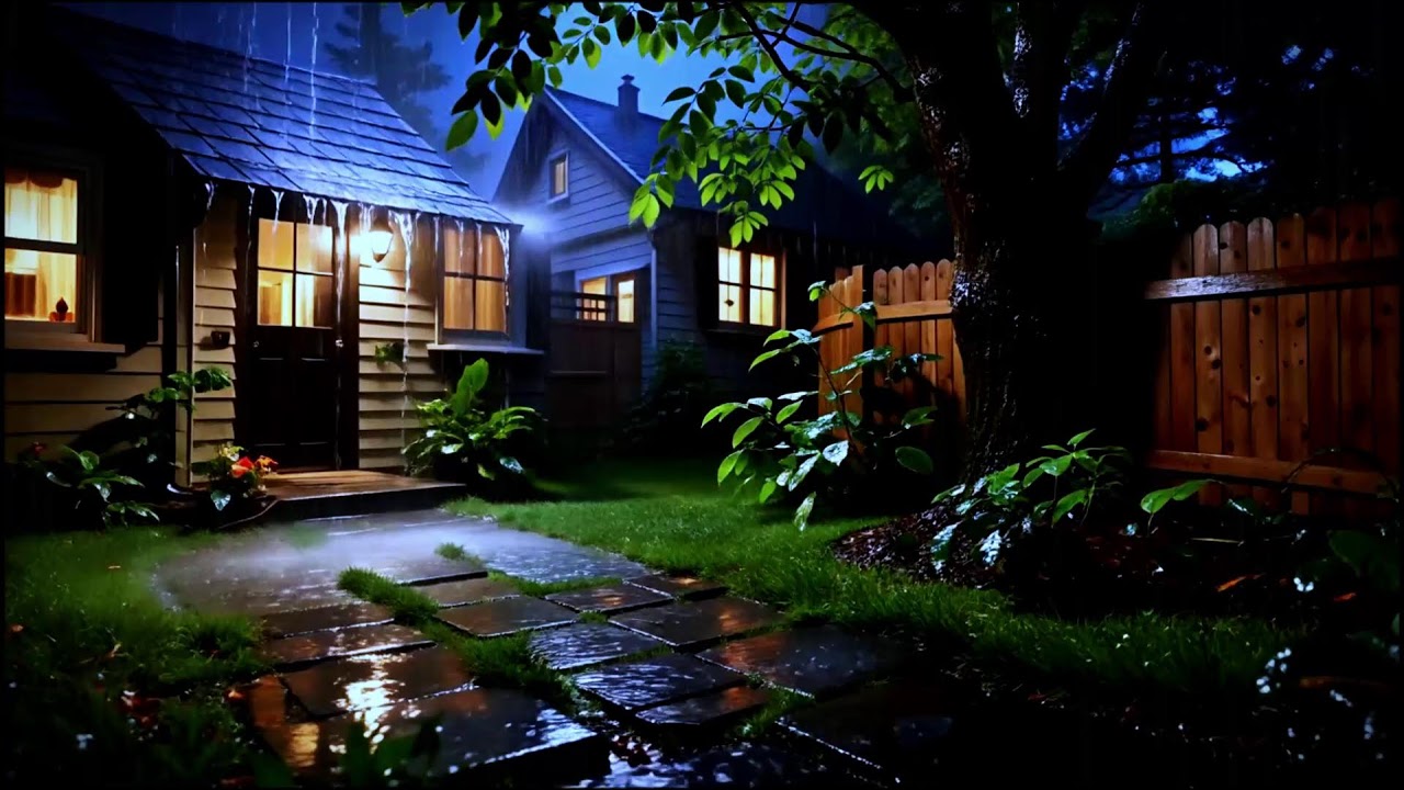 Deep Sleep Instantly 🌙 Rain Sounds and Relaxing Piano Music for Stress Relief