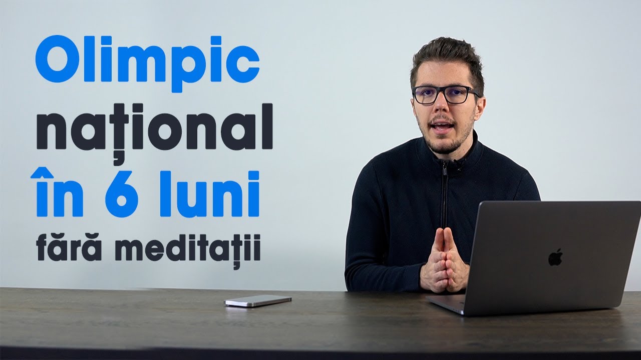 Cum am devenit olimpic național în 6 luni fără meditații de programare