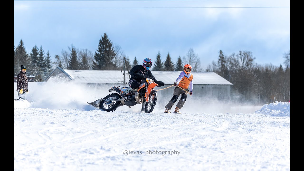 Skijoring Nītaure 12.03.2023