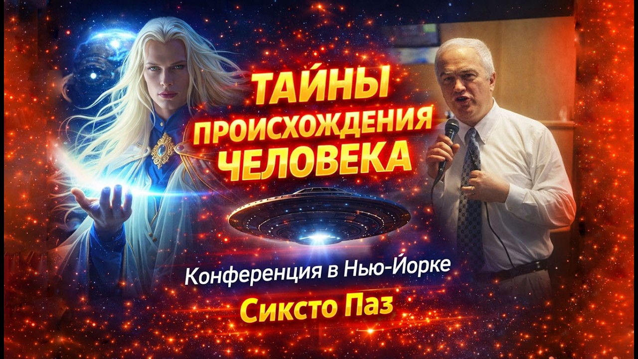 Что инопланетяне рассказали о происхождении человека? | Сиксто Паз Веллс | Конференция в Нью-Йорке