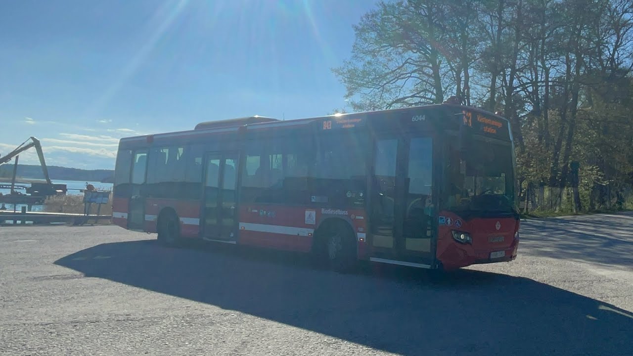 Denna Buss Går Bara 2 Gånger Per Dag-843 Till Söderby Brygga!