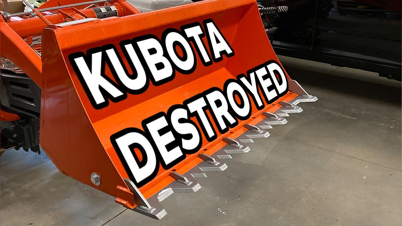 Parana Toothbar Install & Destroying the Kubota