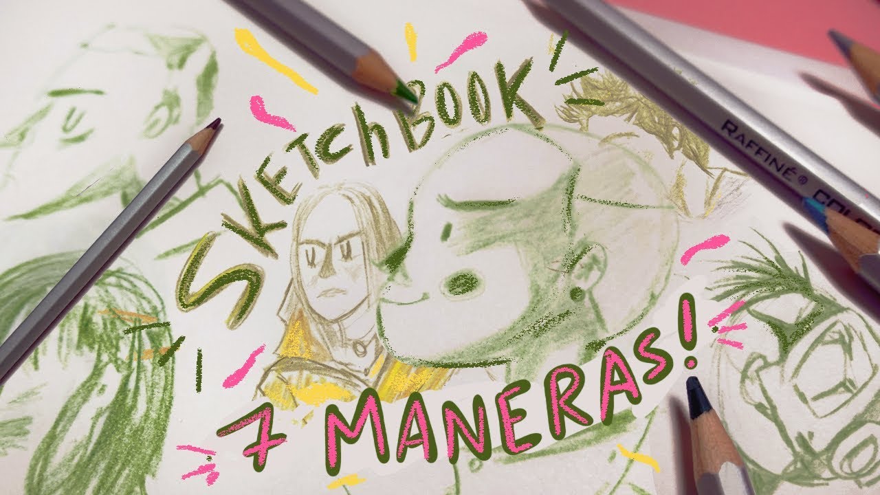7 IDEAS PARA EMPEZAR UN SKETCHBOOK! - Andreaga