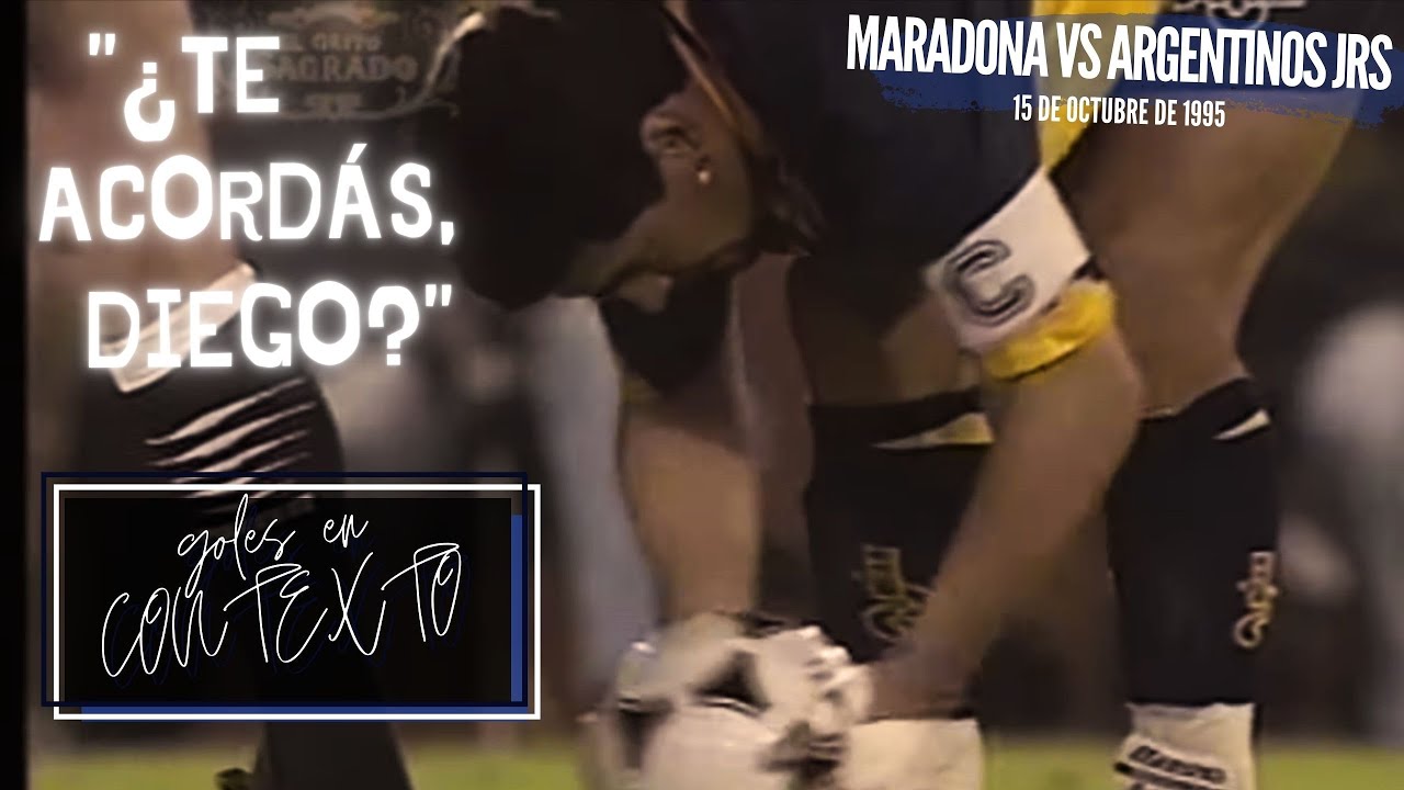 Goles en contexto - Maradona vs Argentinos Juniors (1995)